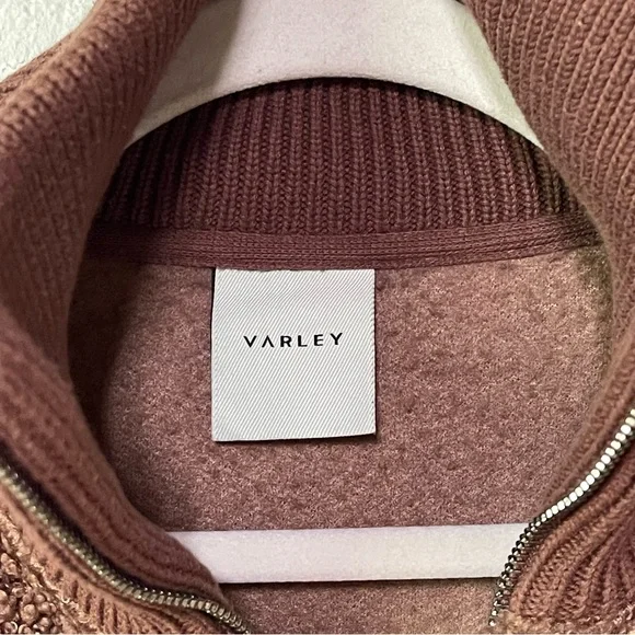 Varley Brown Textured Jacket - Picture 7 of 12